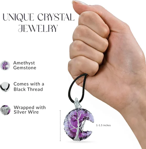 Crystal Necklace, Crystals, Crystal Gifts, Gemstones, Crystal Pendant, Spiritual Gifts