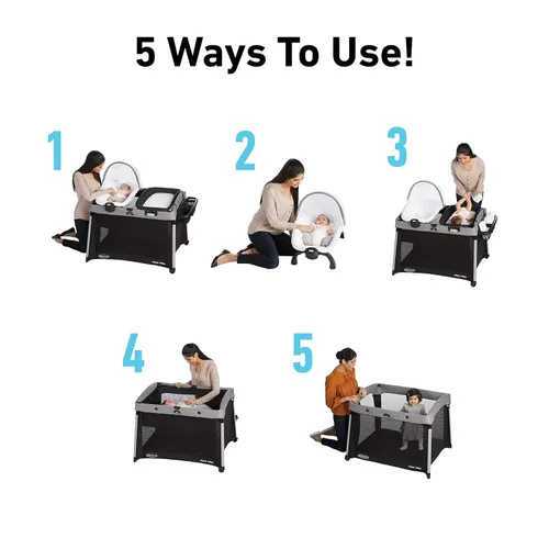 Miniatura 6 de Graco® Pack 'n Play® Simple Solutions™ Corralito, Cam