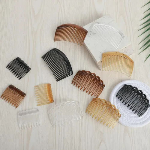 Miniatura 7 de Peines de pelo francés para mujer, 12 piezas de peines versátiles, peine de peluquero profesional para peinar y aseo para flequillo, extensiones