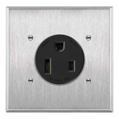 Miniatura 9 de ENERLITES Toma de corriente NEMA 6-30R de 30 amperios 125/250 V, receptáculo resistente de 30 A, para soldadores, aires acondicionados, vehículos
