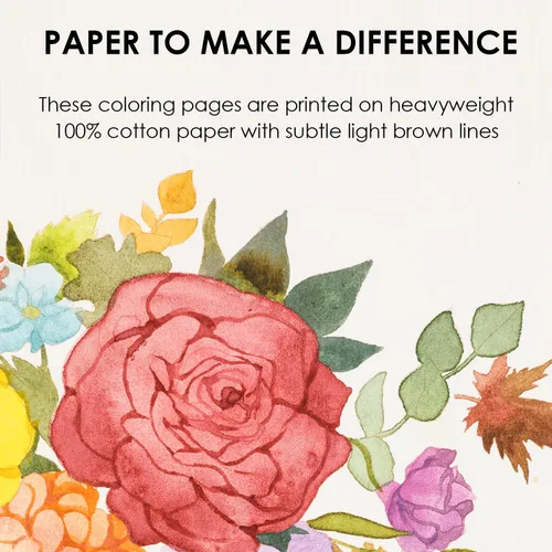 Miniatura 4 de Libro para colorear con acuarelas Grabie, 15 hojas A5 (21 cm x 15 cm), Libro de acuarelas para adultos: enciende tu expresión artística en papel B5
