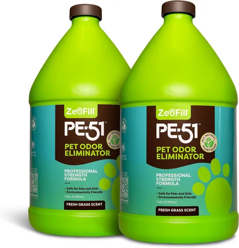 ZEOFILL PE-51 Eliminador de olores de mascotas, eliminador de olores al aire libre para mascotas, orina de gato, orina de perro y caca | Eliminador