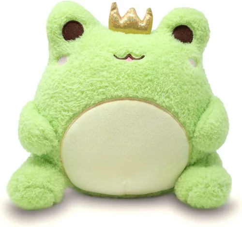 Miniatura 9 de Cuddle Barn PlushGoals - Rana Adorable y Supersuave Bumble Wawa Vestida de Abeja, Juguete de Peluche Coleccionable Kawaii, 9 pulgadas