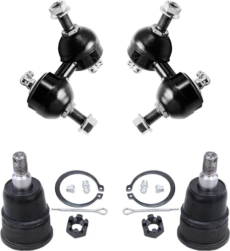 Miniatura 258 de Detroit Axle – Kit de suspensión delantera para Hyundai 2013-2018 Santa Fe 2 enlaces de barra de estabilizador 4 varillas de amarre interiores