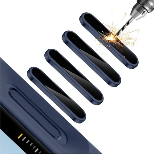 Miniatura 12 de Lkurui Paquete de 4 protectores de botón de control de cámara para iPhone 16 Pro/16 Pro Max/17 [estándar], cubierta de protección delgada