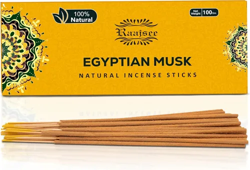 Miniatura 28 de Raajsee Varillas de incienso natural de flores de jazmín, paquete de 3.53 oz, 100% puro, orgánico, natural, enrollado a mano, libre de productos