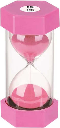 Miniatura 21 de SuLiao Temporizador de Arena de 30 Minutos: Reloj de Arena de Plástico de 30 Minutos, Extra Azul, Reloj de Arena Unificado, Temporizador de Arena