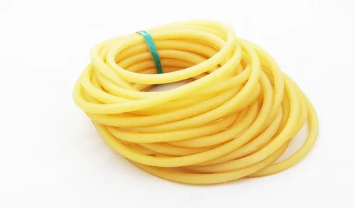 Tubo de látex de goma ámbar 10M 0.276 in OD 0.118 in ID ELASTICA tubo de goma elástica de repuesto 3070, puede tener una articulación, no continua