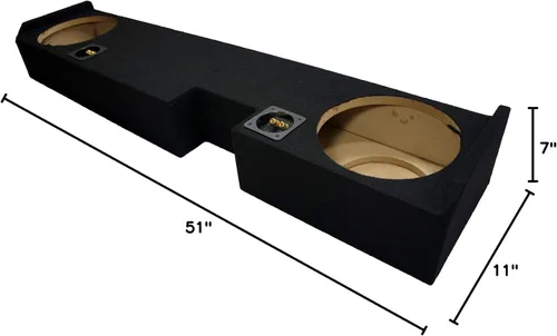 Miniatura 8 de American Sound Connection Compatible con Ford F250 F350 Super Cab Alpine S-W10D2 Tipo S 2001-2014 Subwoofers de audio para coche, doble caja de 10
