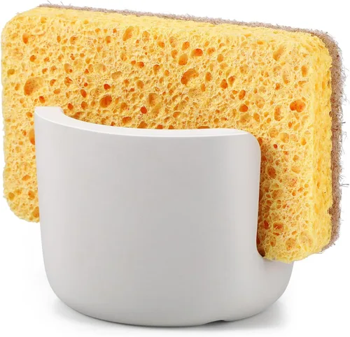 Miniatura 8 de Soporte de esponja de diatomita para fregadero de cocina, organizador de secado de piedras para fregadero de agua y secado rápido, organizador