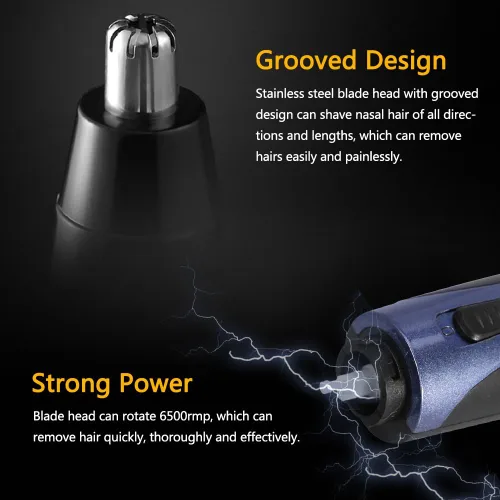 Miniatura 4 de Sonew Kit de recortadora eléctrica, juego de afeitadora facial eléctrica recargable automática de cejas de oído