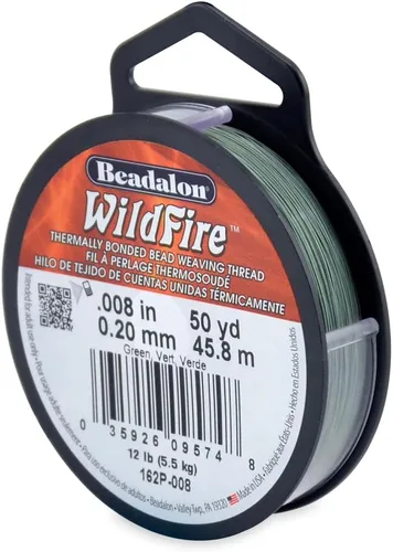 Miniatura 30 de Beadalon Wildfire Ultra - Beading Thread, Beading Supplies for Crafters, Jewelry Makers, Beaders. Braided Fishing Line