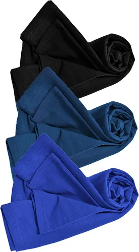 Miniatura 135 de Natural Uniforms Camiseta Under Scrub para mujer, cuello redondo, manga larga, paquete de 3, paquete múltiple de 3
