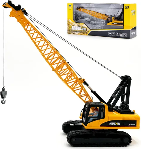 Miniatura 10 de Gemini&Genius Juguete de excavadora de taladro, auto de máquina de demolición, juguete de vehículo de construcción a escala 1/35 de martillo de 1:35