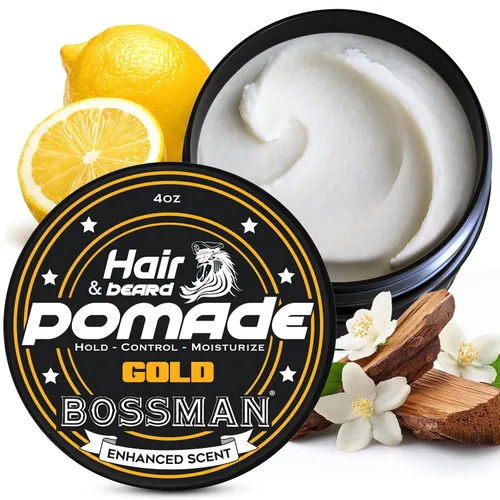 Miniatura 8 de Bossman Pomada Natural para Cabello y Barba para Hombres (Aroma Vetiver X) – Fijación Media e Hidratante para Peinado de Cabello, Barba y Bigote