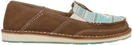 Miniatura 3 de ARIAT Women's WMS Cruiser SDEBRN Floral Emboss Boat Shoe