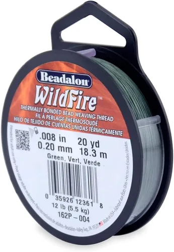 Miniatura 52 de Beadalon Wildfire Ultra - Beading Thread, Beading Supplies for Crafters, Jewelry Makers, Beaders. Braided Fishing Line