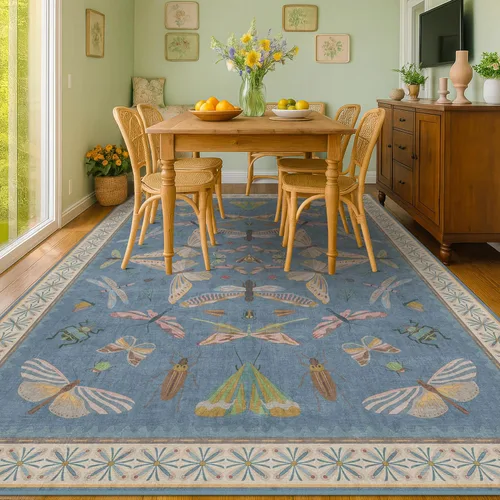 Miniatura 140 de Hazo Haus Alfombra de Baño Bohemia Lavable 2x3, Alfombras Pequeñas para Cocina, Tocador, Puerta Principal Entrada Interior, Antideslizante Pelo Bajo