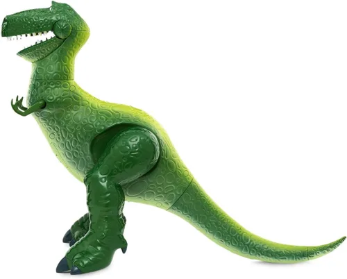 Miniatura 3 de Disney Store - Figura de acción parlante interactiva oficial de Rex de Toy Story, incluye sonidos y frases de las películas, interactúa con otras