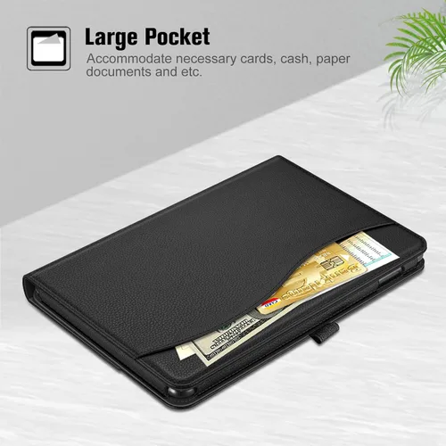 Miniatura 5 de Fintie Funda para tableta Amazon Fire HD 10 (13ª/11ª generación, versión 2023/2021) – Funda de soporte multiángulo con bolsillo de encendido y Negro