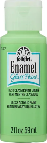 Miniatura 21 de FolkArt Pintura esmaltada para vidrio y cerámica en varios colores (2 onzas), 4013, grano de café Granos de café