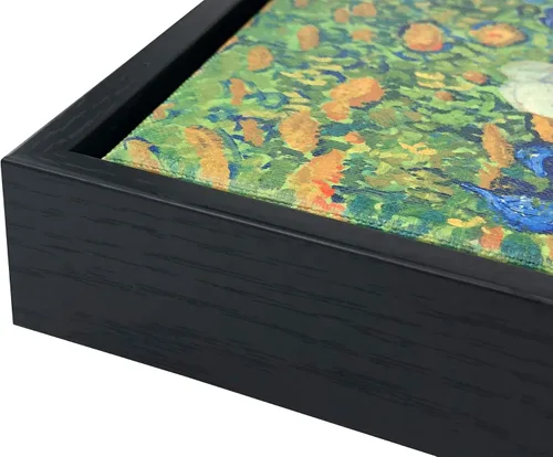 Miniatura 8 de Wieco Art Lienzo enmarcado para pared, impresiones de lirios de Van Gogh, flores famosas, pinturas al óleo, reproducción moderna de lienzo giclée