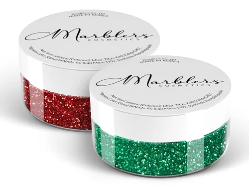 Miniatura 175 de MARBLERS Brillantina de forma gruesa de grado cosmético [estrella] 0.11 onzas (0.11 oz) Escamas No tóxica Vegana Libre de crueldad animal