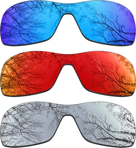 Miniatura 28 de ToughAsNails 3 pares de lentes polarizadas de repuesto para Oakley Antix Pack