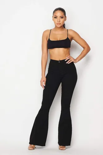 Miniatura 3 de SOHO GLAM Jeans elásticos de cintura alta