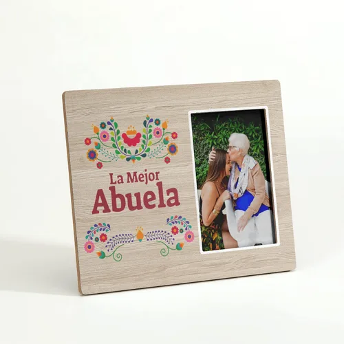 Miniatura 3 de KU-DaYi Marco de fotos de regalo para abuela, cumpleaños, Navidad, Día de la Madre, Acción de Gracias, de nieto, nieta, marco de fotos español