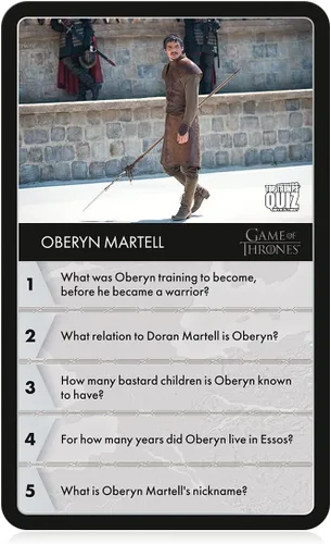 Miniatura 6 de Top Trumps Juego de Tronos - Juego de Tronos, entretenida trivia sobre tus personajes favoritos de Westeros, The Starks, Lannisters, Baratheons