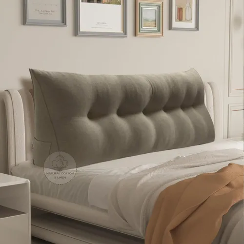 Miniatura 44 de Almohada WOWMAX grande de apoyo con forma triangular, almohada con forma de cuña para respaldo o lectura, cabecero para el día de la Madre