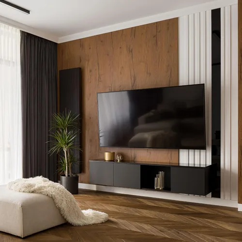Miniatura 9 de VIVO 60 a 120 pulgadas Soporte de pared para TV de pantalla grande y resistente para pantallas LCD LED planas y curvas, montaje giratorio