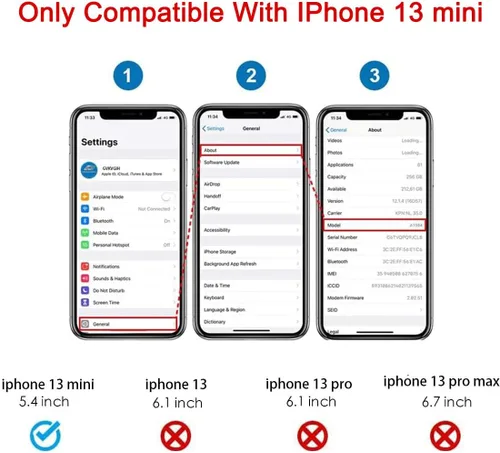 Miniatura 2 de Reemplazo de cristal trasero OEM para iPhone 13 mini 5.4 pulgadas (azul) con kit de herramientas de reparación