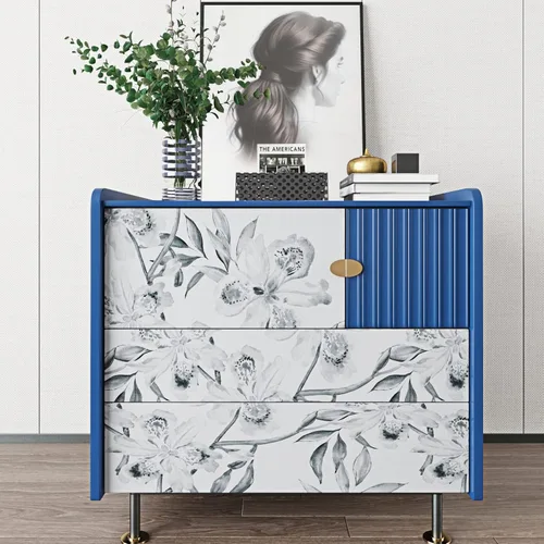 Miniatura 4 de ReWallpaper Papel tapiz floral gris y blanco para despegar y pegar, papel de contacto con flores de iris neutro para cajones, armarios, escritorio