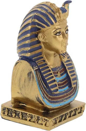 Miniatura 9 de FOMIYES Figura del antiguo Egipto, estatua de faraón egipcio, resina, figura de tutankamón, figura de escultura del antiguo Egipto, adorno