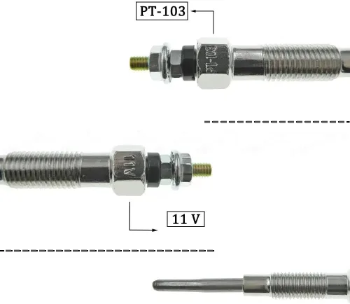 Miniatura 3 de Juego de 4 bujías incandescentes ZACHAGER para motor Toyota Dyan Hiace Hilux 3L 5L 2L-TE LY102 LY132 LY220, piezas de repuesto de bujías