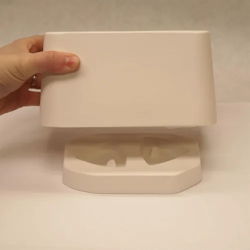 Miniatura 4 de LF128 Molde de vidrio de lágrimas Holey fundido para el trabajo del horno $19 al por menor