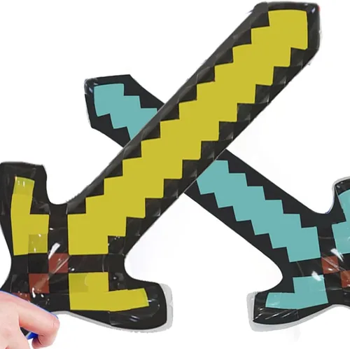 Miniatura 3 de Juguetes inflables de gran tamaño espada Party, paquete de 12 en cuatro colores, recuerdos de fiesta, accesorios de juego de rol para, recuerdos
