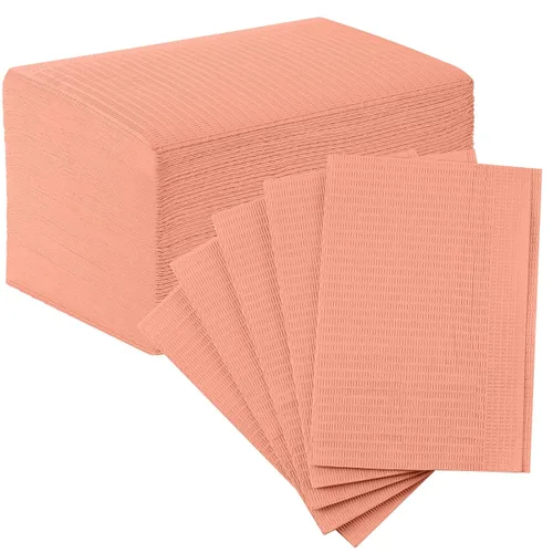 Miniatura 26 de JMU Baberos dentales negros, baberos dentales desechables de 3 capas, baberos para tatuajes impermeables para clínica dental, tienda de tatuajes