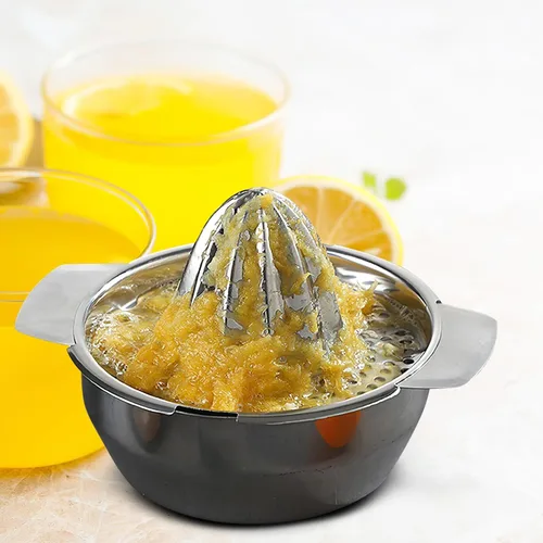 Miniatura 5 de SHINEOFI Stainless Steel Manual Juicer Hand Press Citrus Squeezer for Lemons Oranges Limes Efficient Juice Extractor Easy to Clean Versatile Fruit