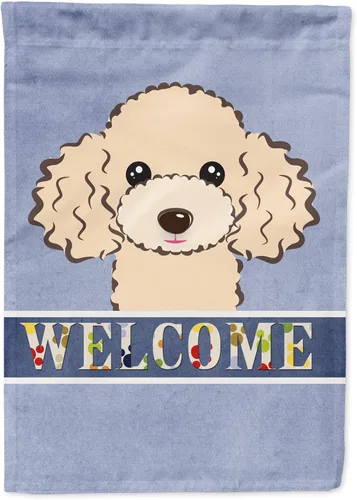 Miniatura 98 de Caroline's Treasures BB1405GF Bandera de jardín de bienvenida de bulldog inglés, Bandera de buzón azul, bandera decorativa para el patio, obra