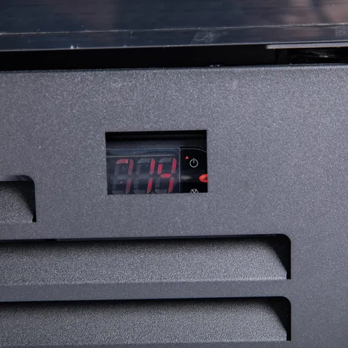 Miniatura 7 de Refrigerador comercial de bebidas, refrigerador de 6 pies cúbicos, pequeño y delgado con puerta de vidrio individual, enfriador de bebidas