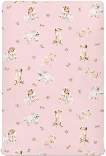 Miniatura 17 de vvfelixl Sábanas de cuna para niños y niñas, animales de granja, vacas, tréboles, transpirables, para colchón de cuna, suaves y transpirables, 39 x