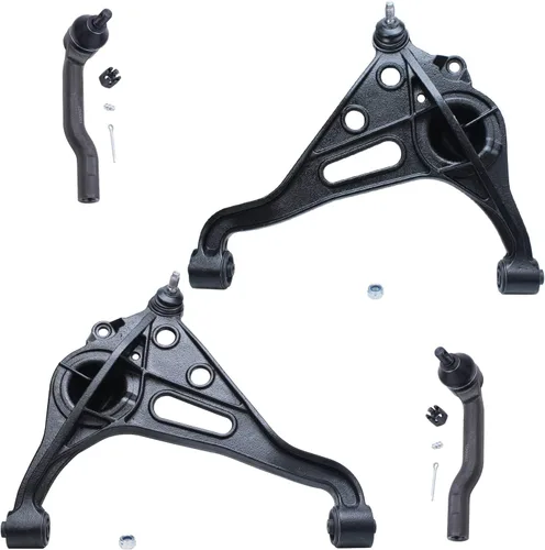 Miniatura 19 de Detroit Axle - Brazos de control superiores traseros para Chrysler 300 Dodge Challenger Charger Magnum, reemplazo del conjunto de brazos de control