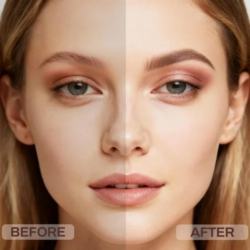 Miniatura 3 de [Paquete de 2]Lápiz de cejas, resistente al agua, maquillaje de cejas con dos extremos, kit profesional de mejora de cejas con cepillo para cejas