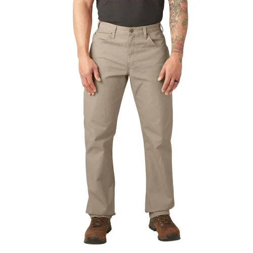 Miniatura 20 de Dickies Jeans de carpintero para hombre, ajuste relajado, pierna recta, Negro, 30 x 30
