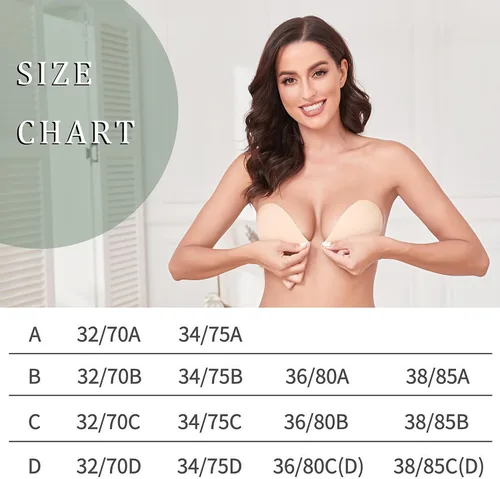 Miniatura 5 de MITALOO Sujetador adhesivo súper adhesivo sin tirantes invisible para mujer