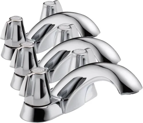 Miniatura 2 de DELTA FAUCET 2500LF, 2.87 x 6.00 x 3.43 pulgadas, cromado
