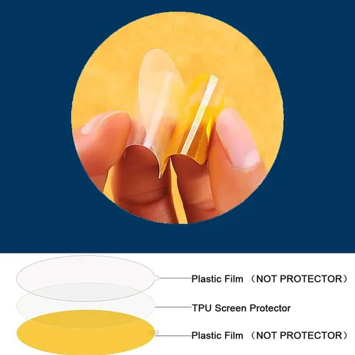Miniatura 2 de Protector de pantalla compatible con PUREROYI Militar Smart Watch, [6 unidades] Película transparente de TPU de cobertura completa compatible